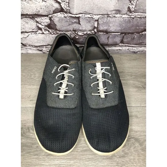 Olukai Nohea Moku Blue Gray Mesh Casual Slip On Sneakers Shoes Men Sz 13M US/46