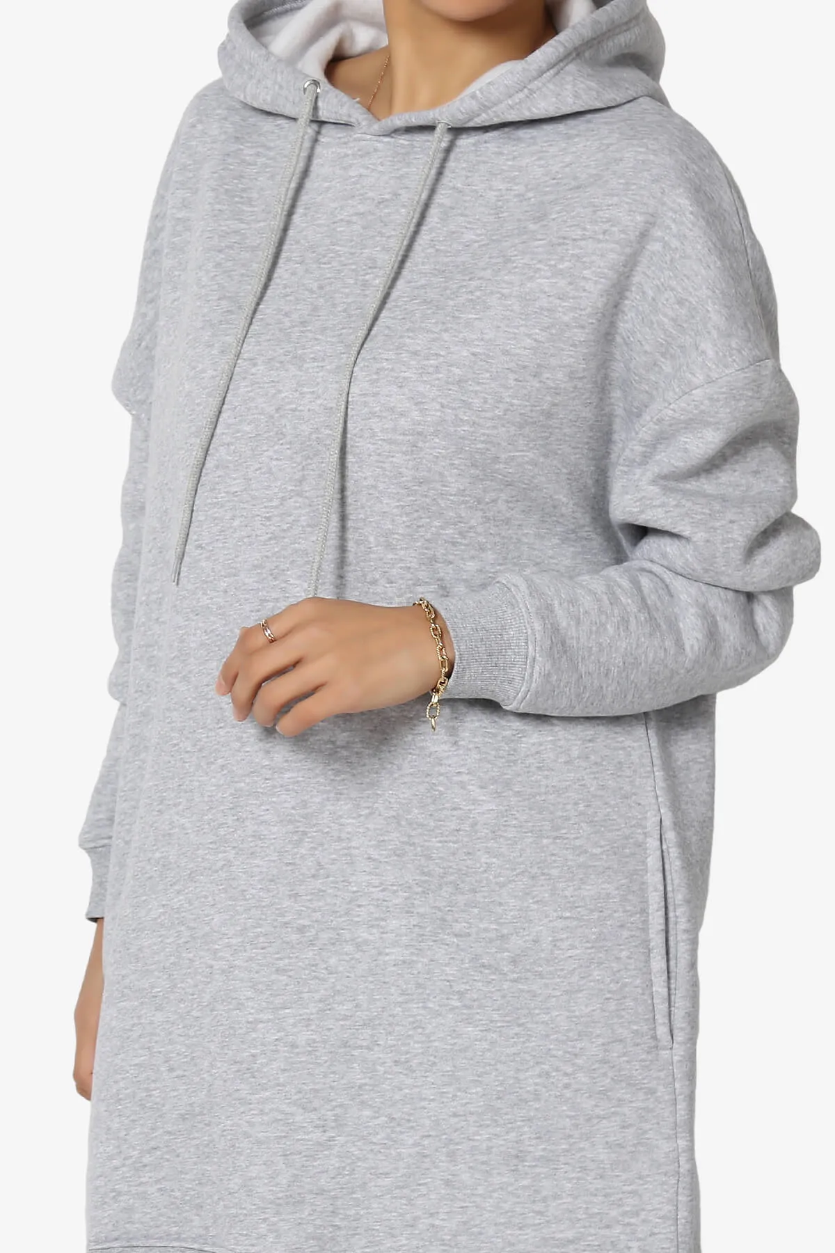 Parigi Fleece Oversized Tunic Sweatshits