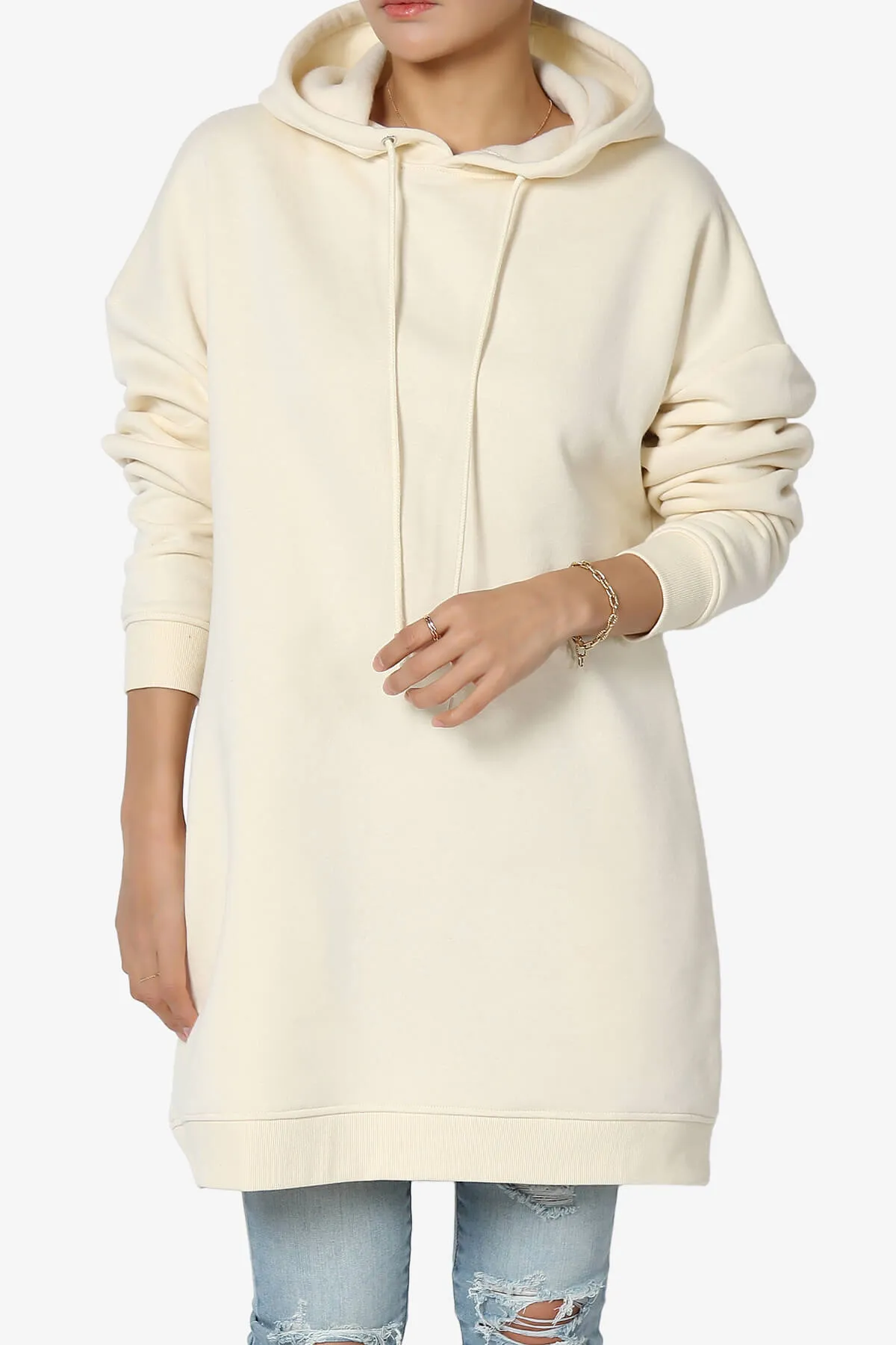 Parigi Fleece Oversized Tunic Sweatshits