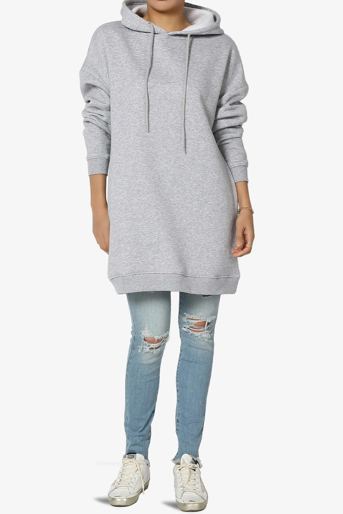Parigi Fleece Oversized Tunic Sweatshits