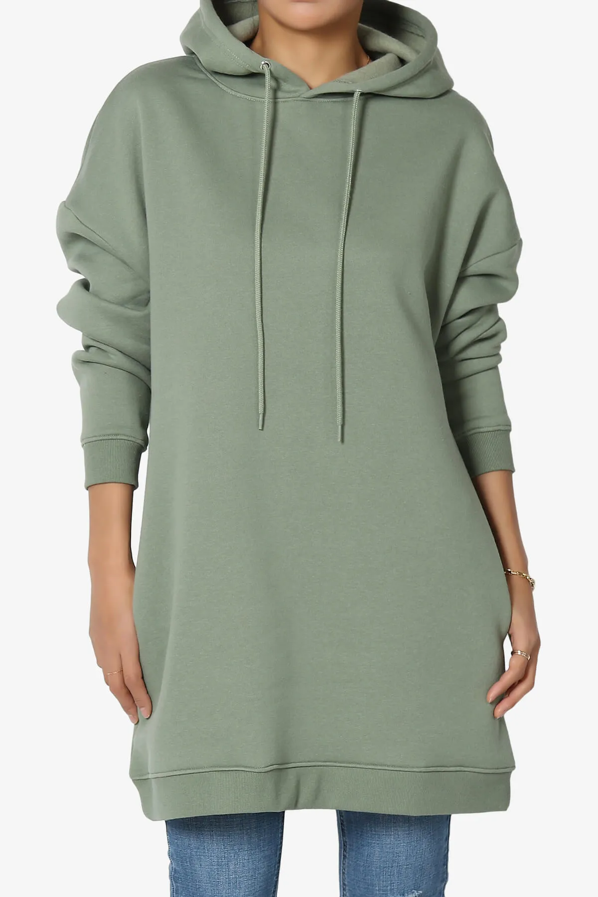 Parigi Fleece Oversized Tunic Sweatshits