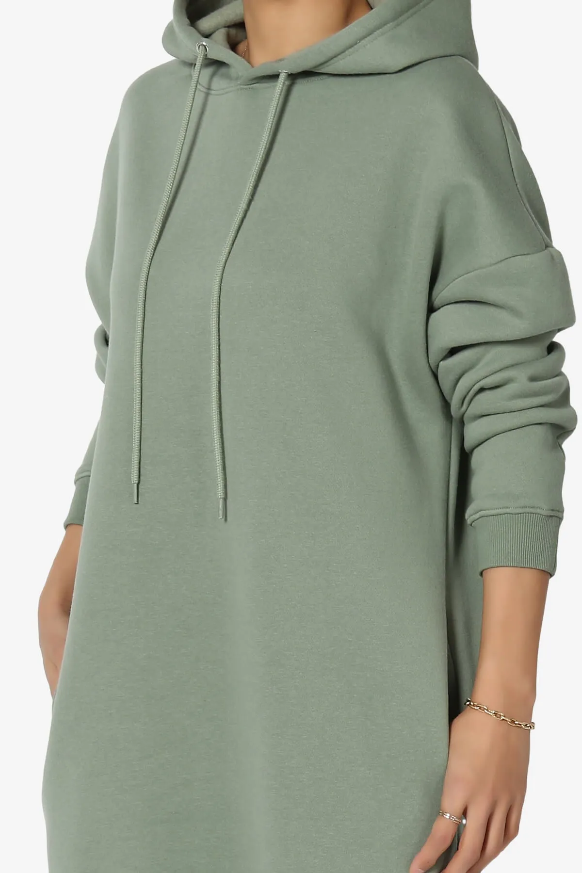 Parigi Fleece Oversized Tunic Sweatshits