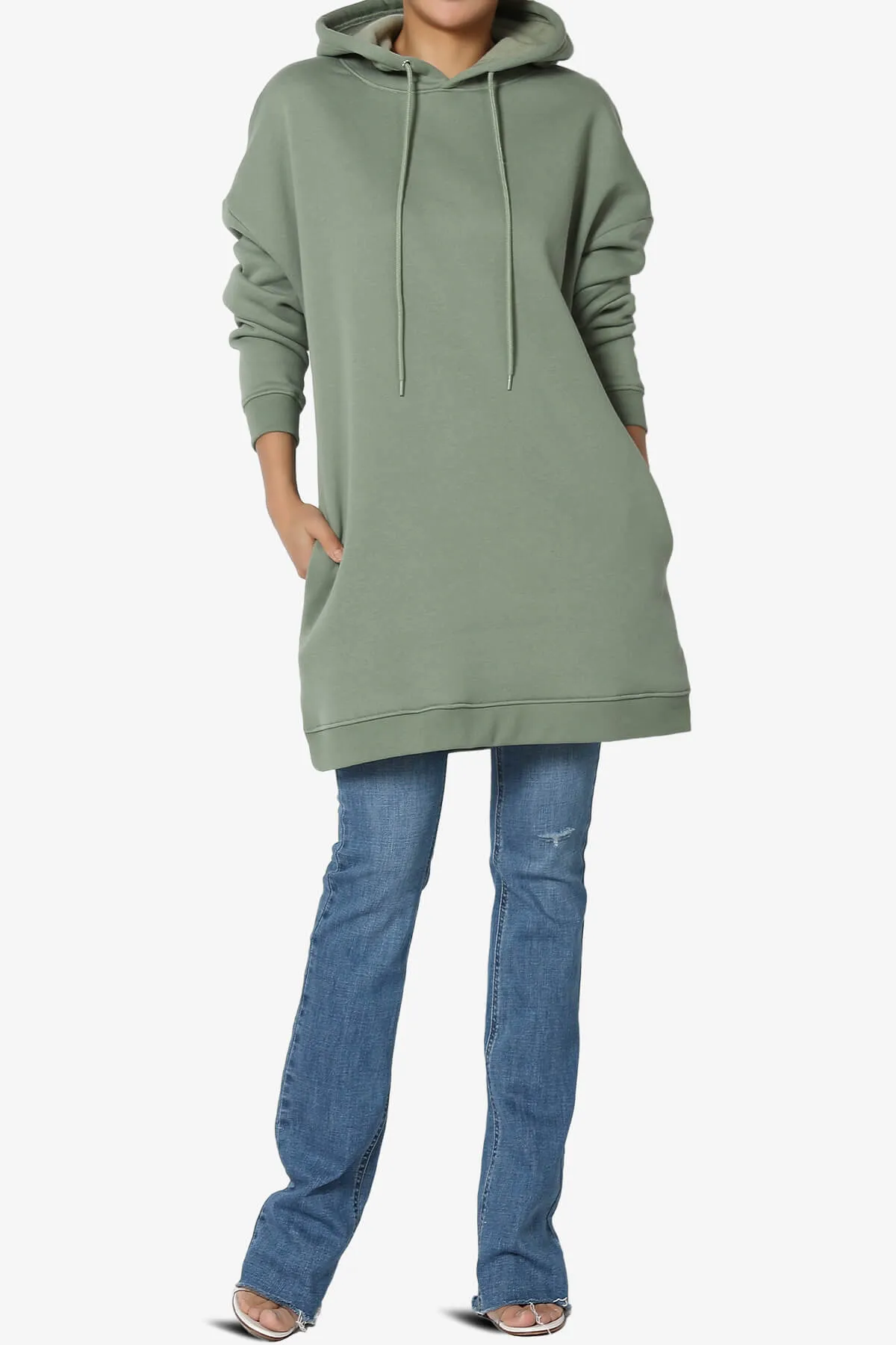 Parigi Fleece Oversized Tunic Sweatshits