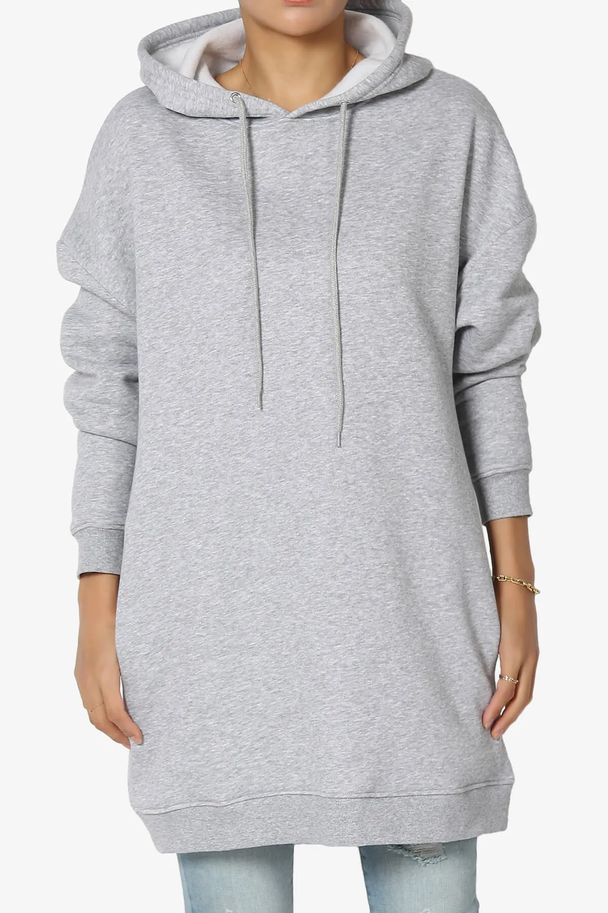 Parigi Fleece Oversized Tunic Sweatshits