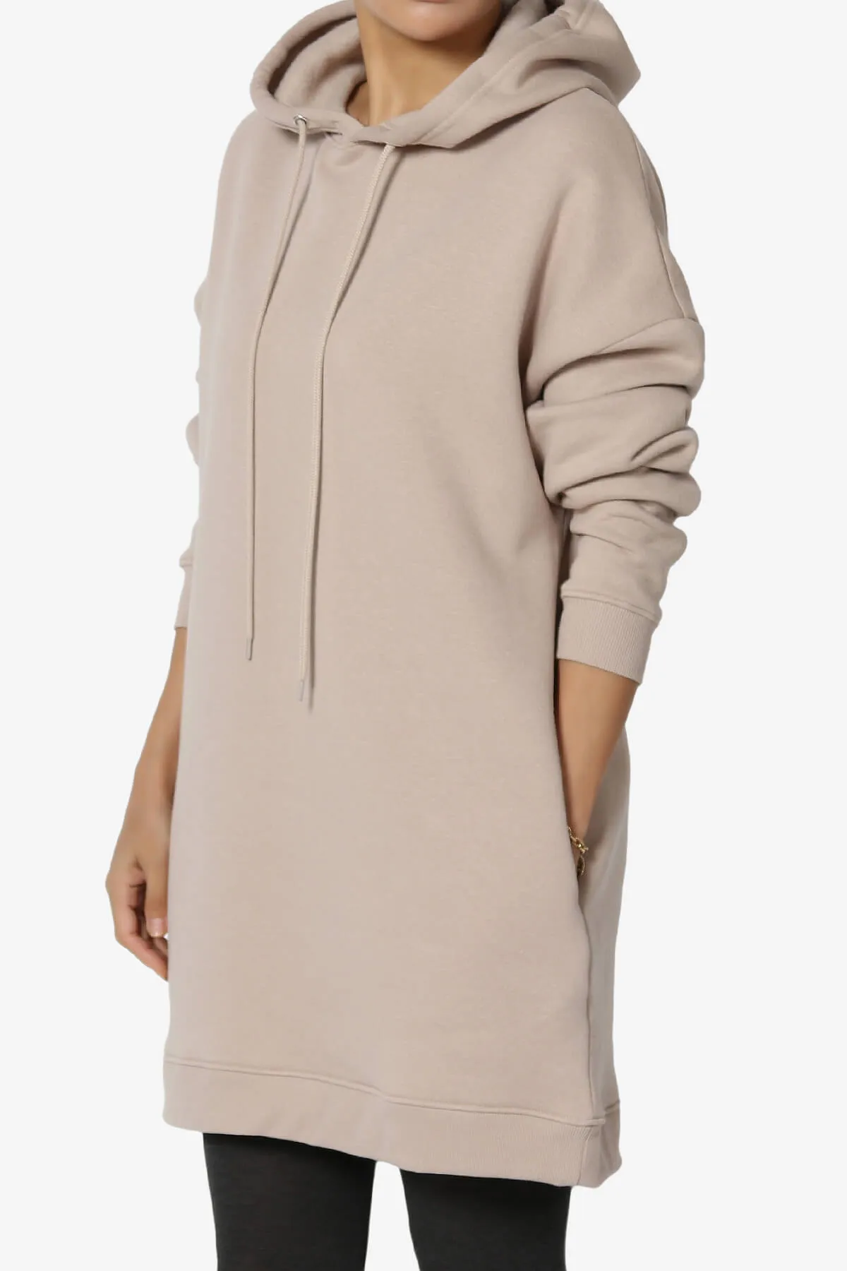 Parigi Fleece Oversized Tunic Sweatshits