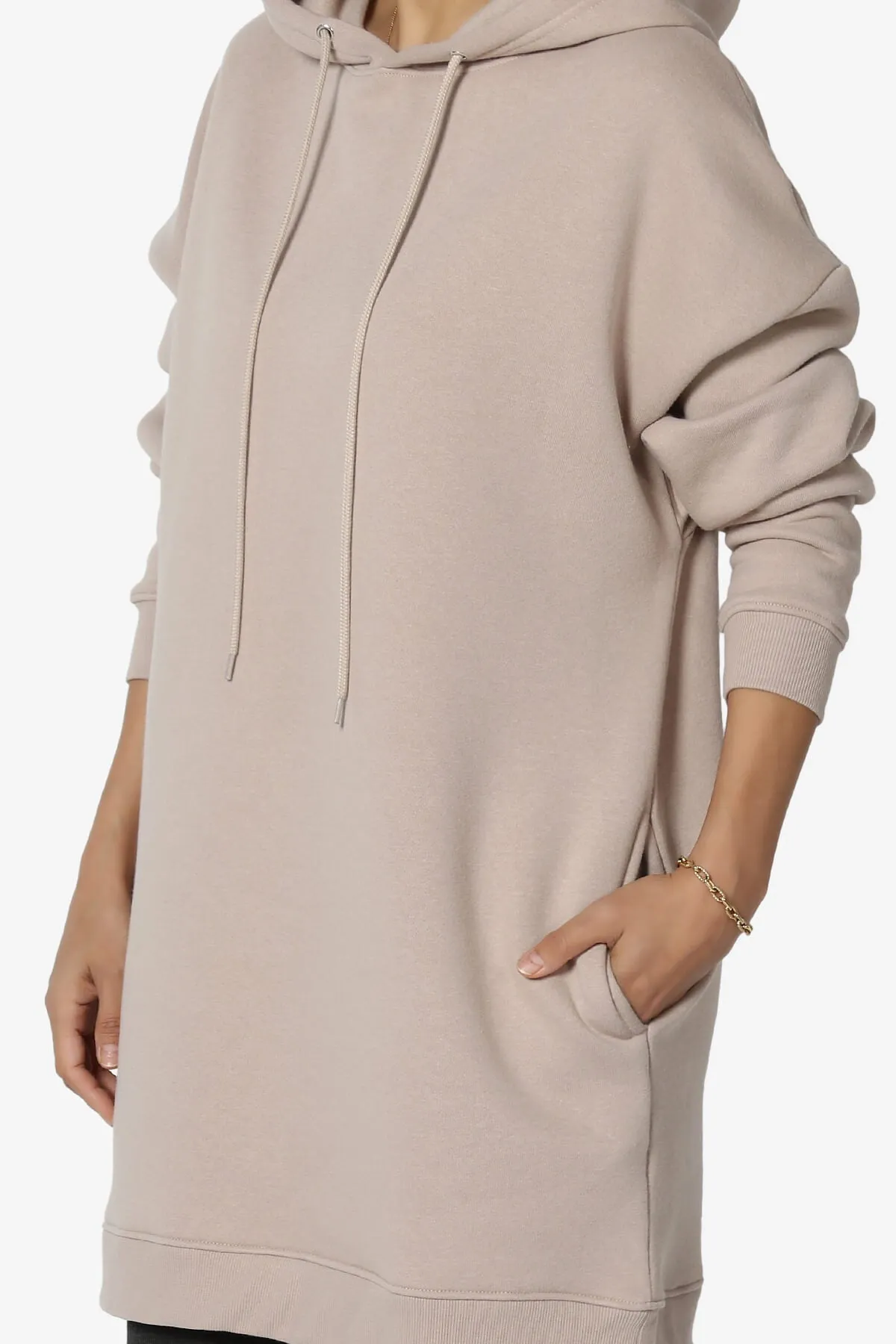 Parigi Fleece Oversized Tunic Sweatshits