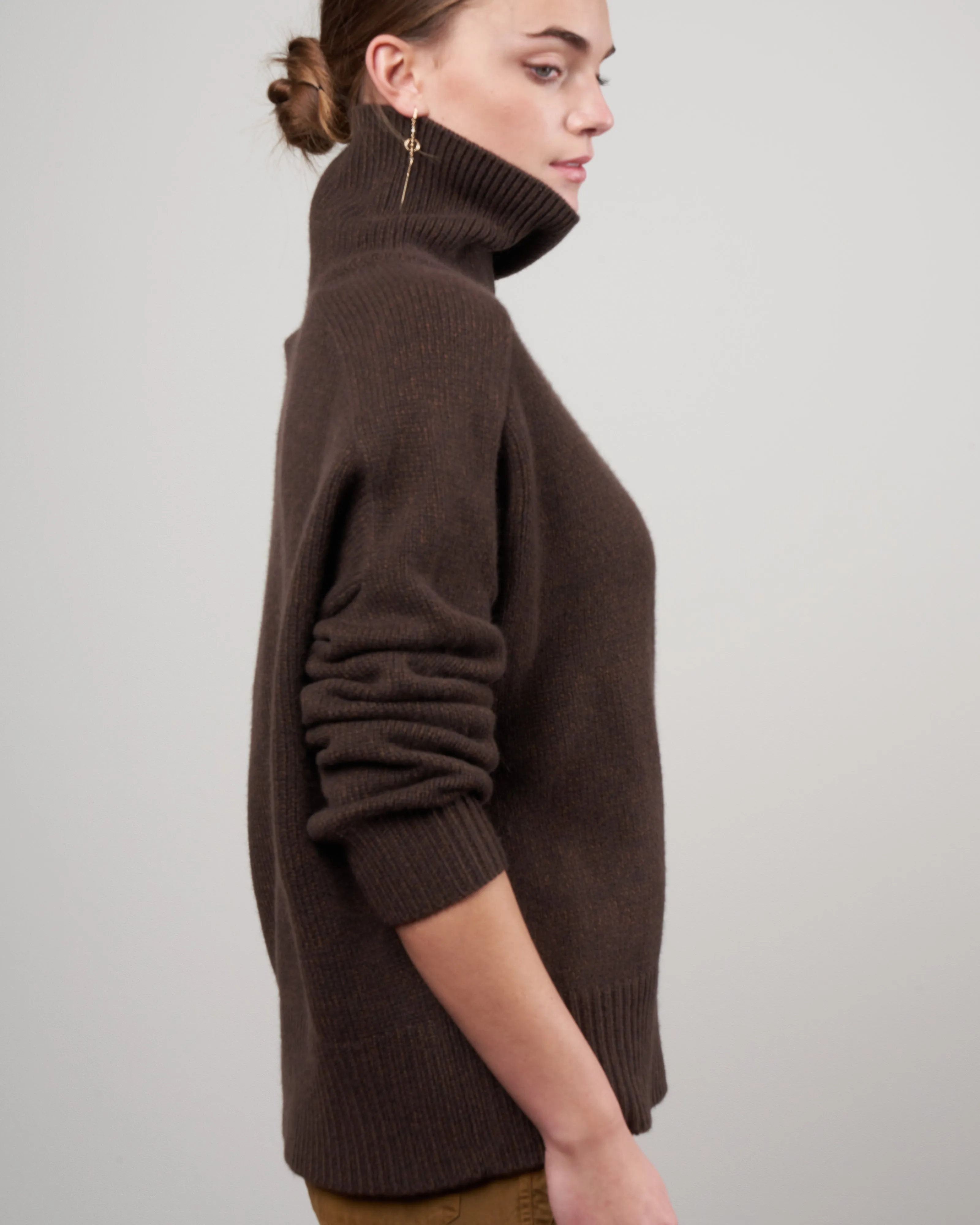 perfect turtleneck - tweed
