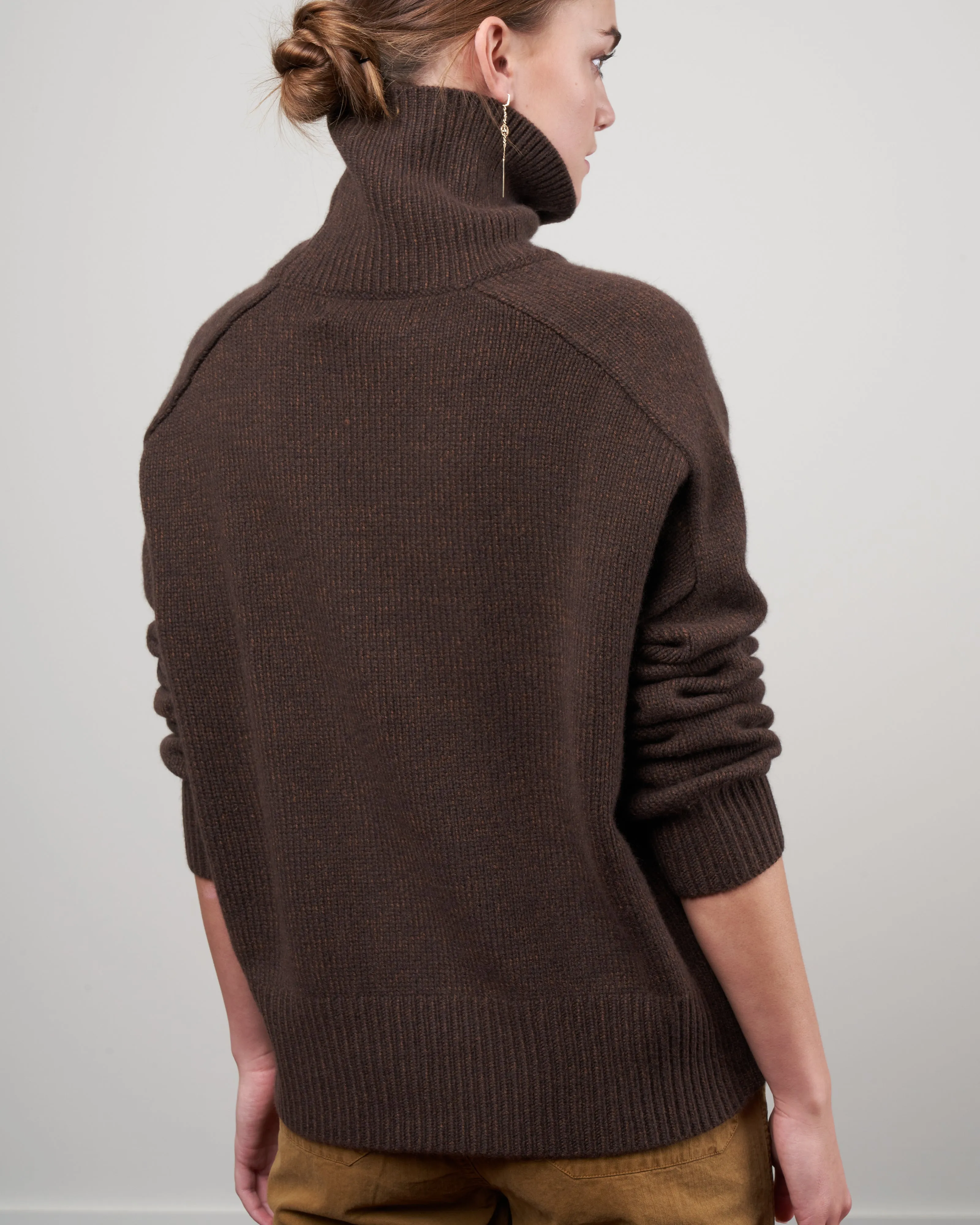 perfect turtleneck - tweed
