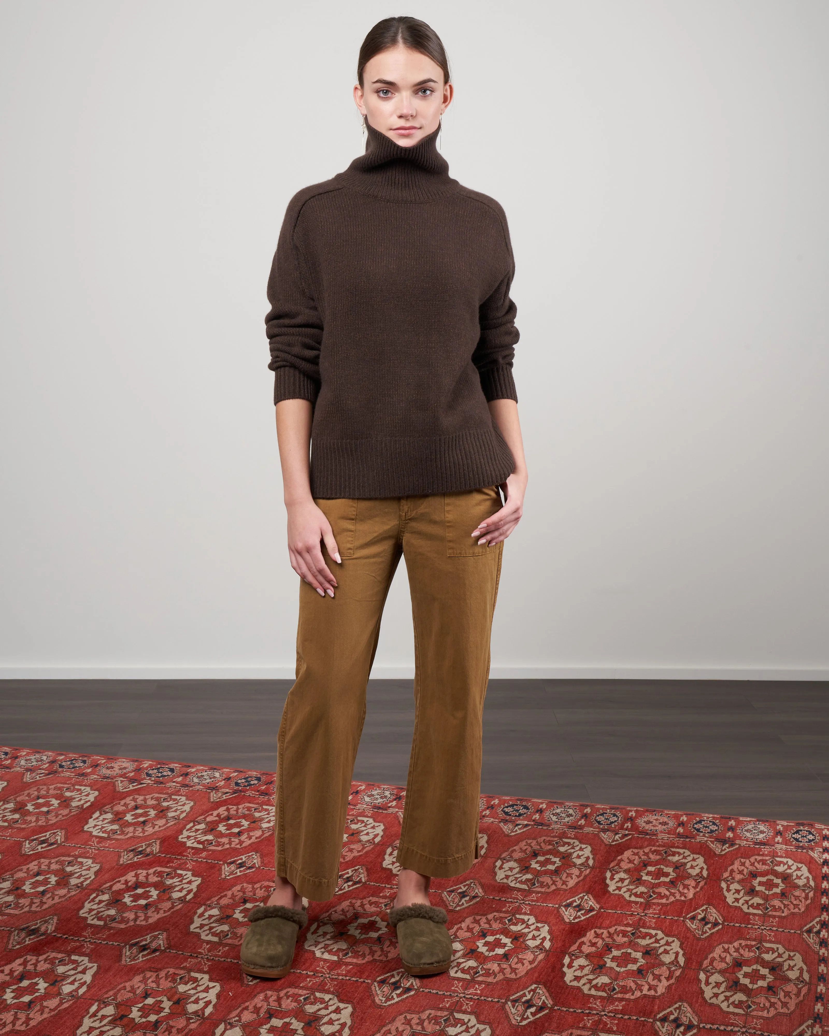 perfect turtleneck - tweed