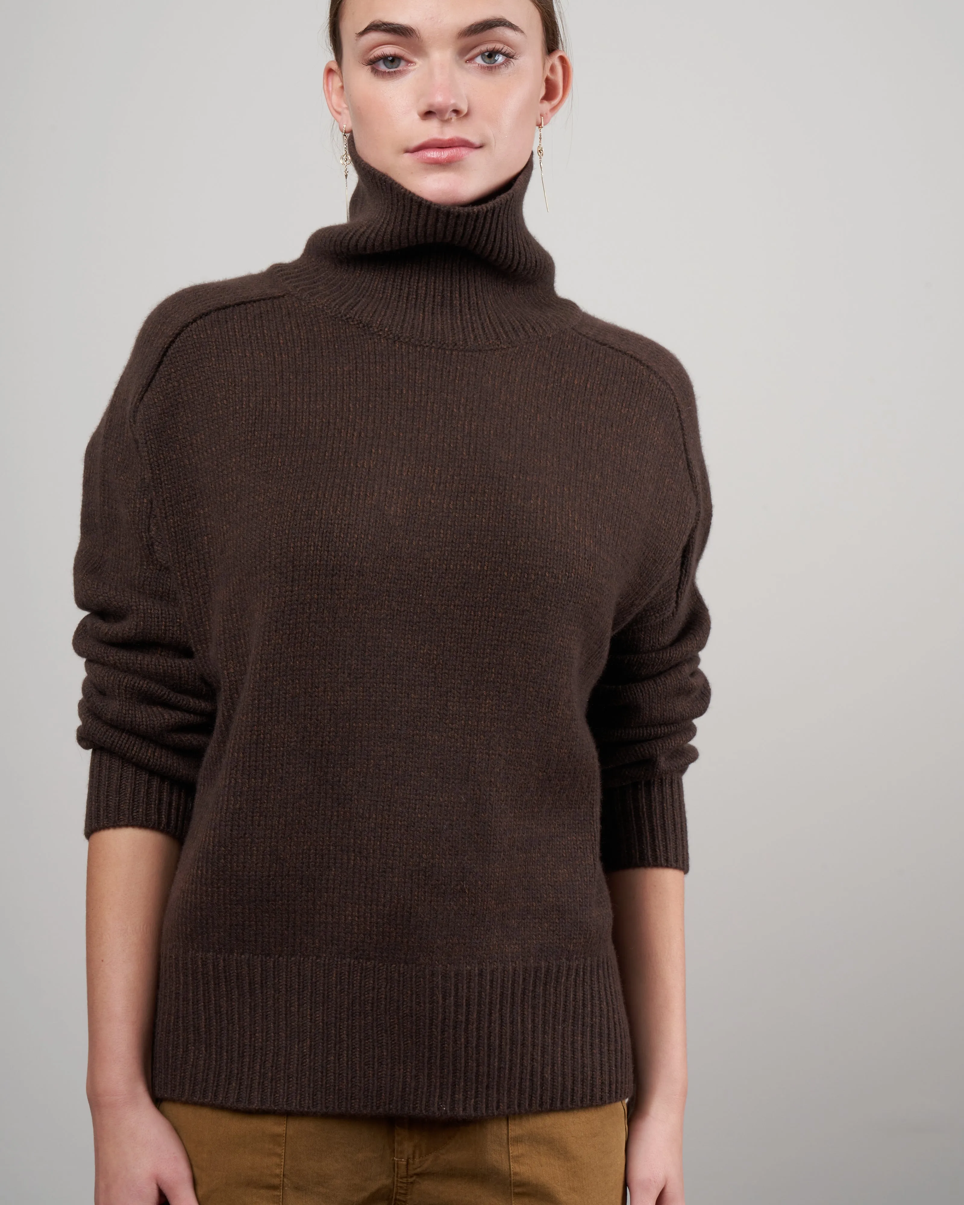 perfect turtleneck - tweed