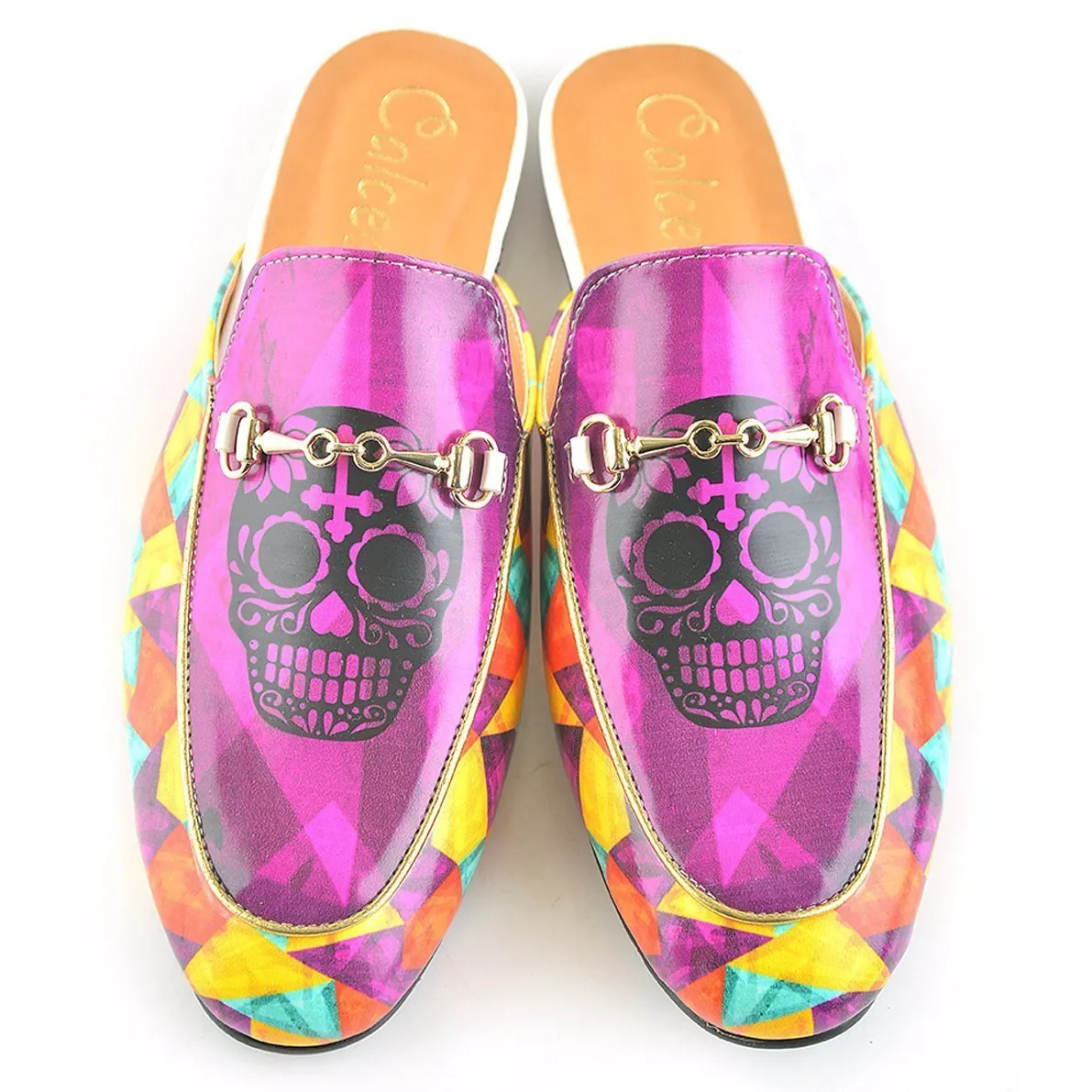Pink Sugar Skull Slip-On Loafer CAG105