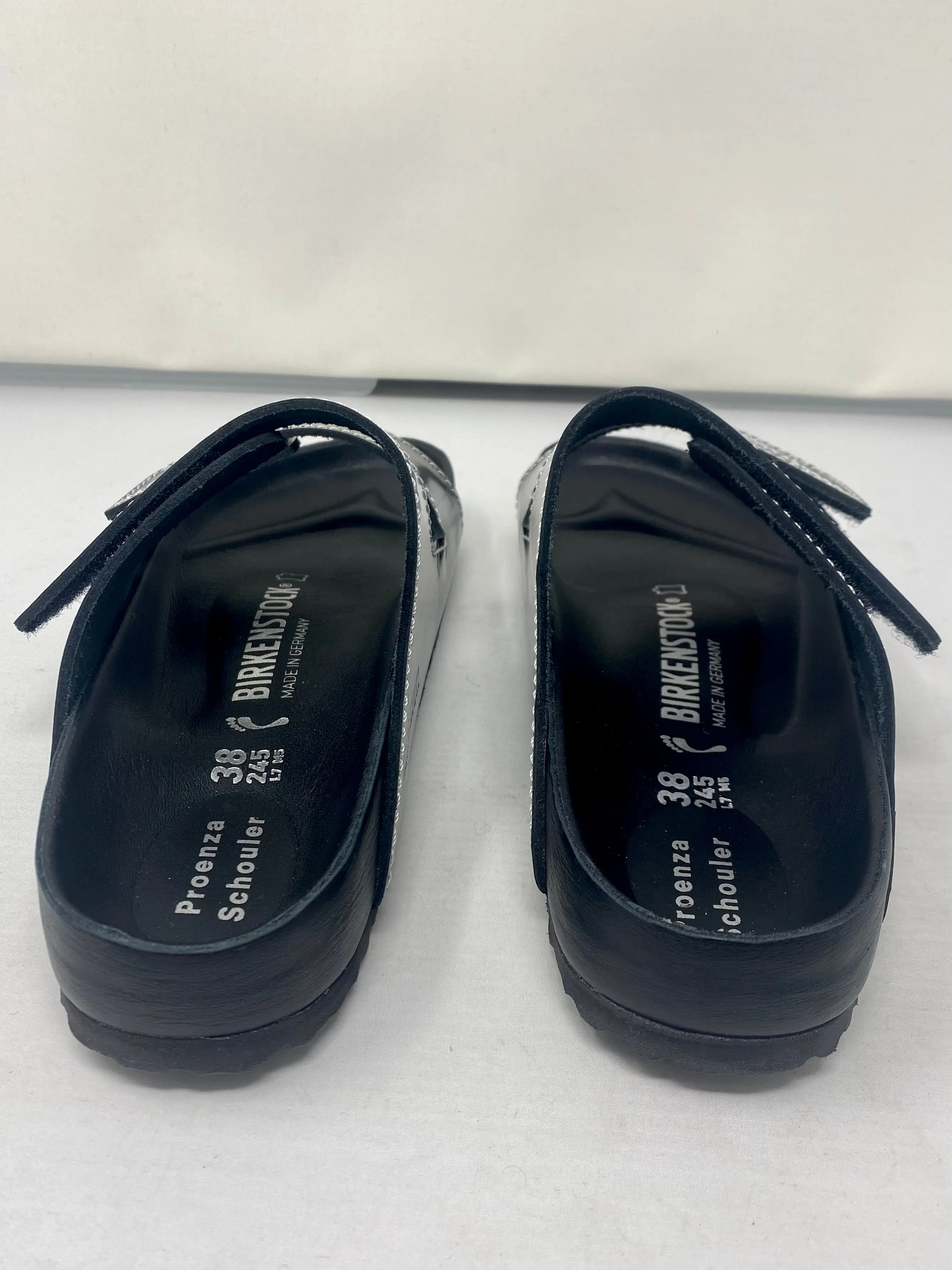 Proenza Schouler x Birkenstock Black 'Arizona Slides'