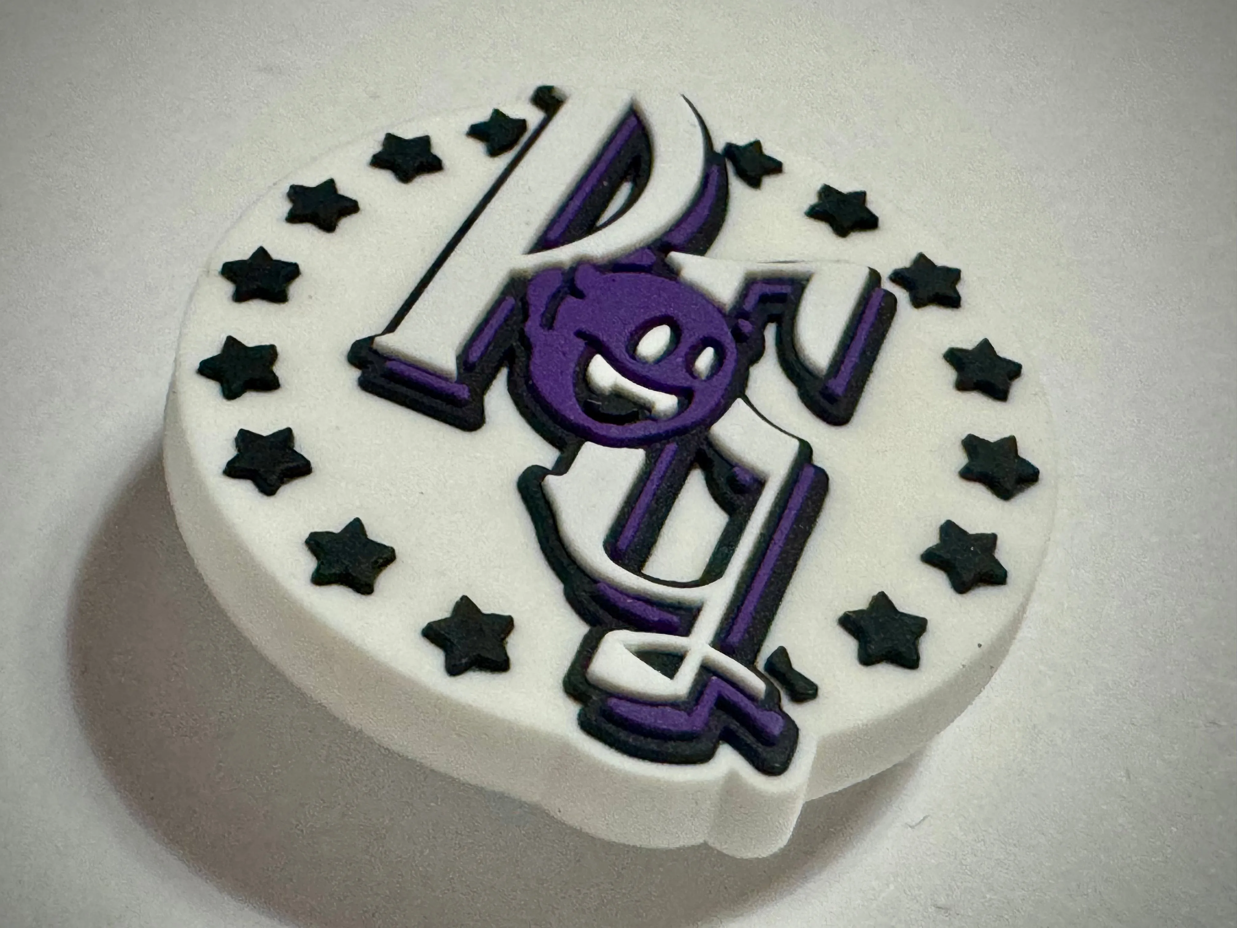PRPL GHST 3D Croc Charm