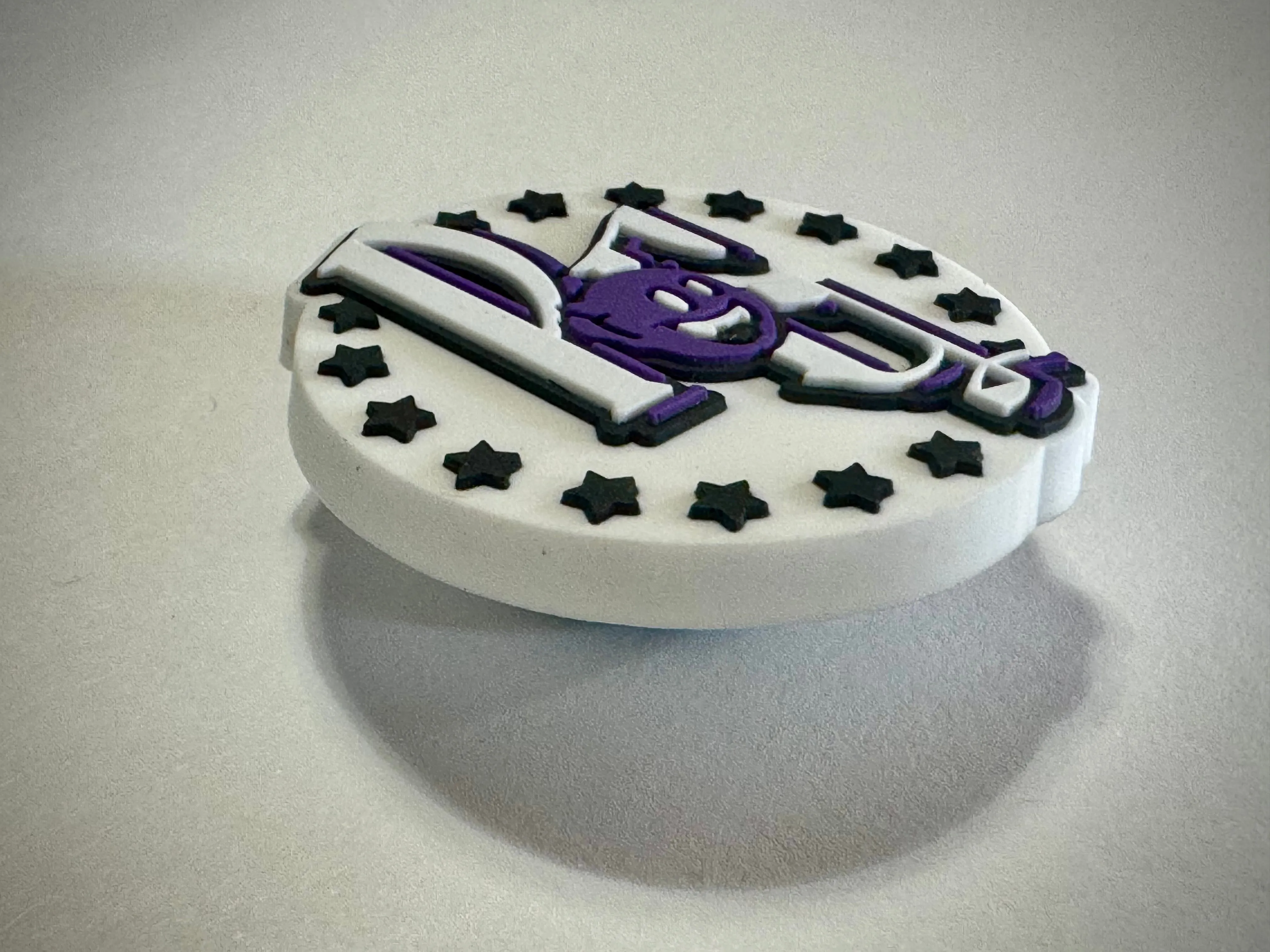 PRPL GHST 3D Croc Charm