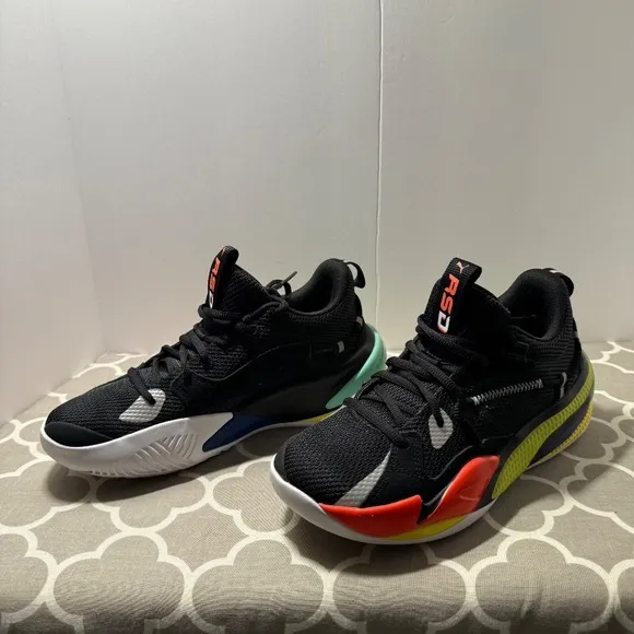 Puma Boys RS Dreamer 194166-03 Black Basketball Shoes Size 6C CLEAN Worn Once