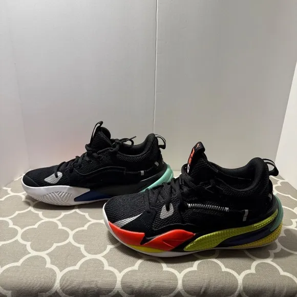 Puma Boys RS Dreamer 194166-03 Black Basketball Shoes Size 6C CLEAN Worn Once