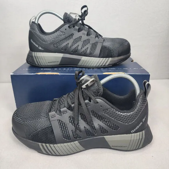 Reebok Fusion Flexweave Work Sneakers Black Men's SZ 7.5 - NIB