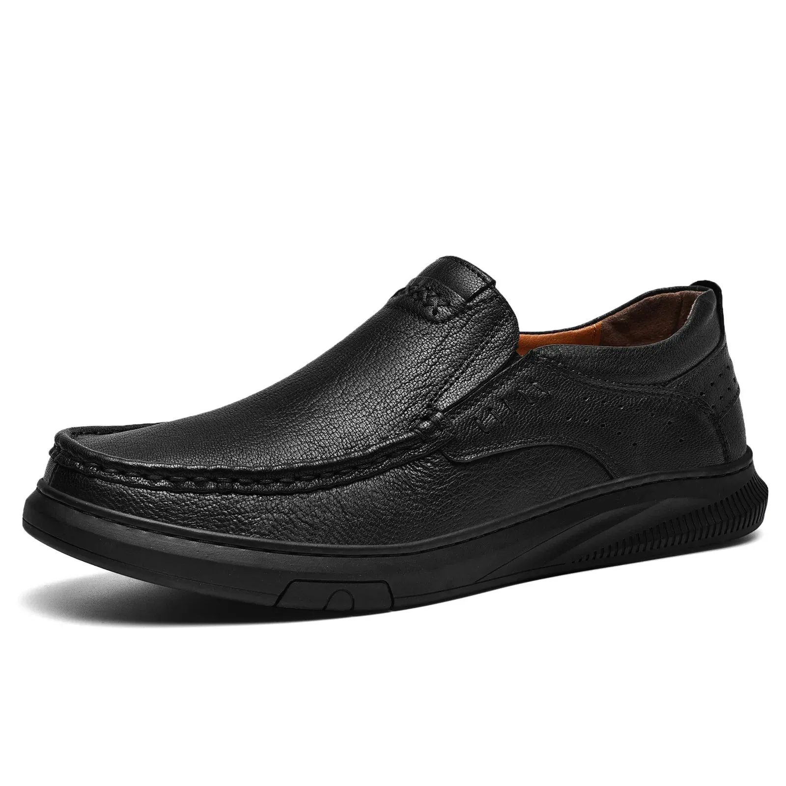 Richard Leather Slip-On Loafers