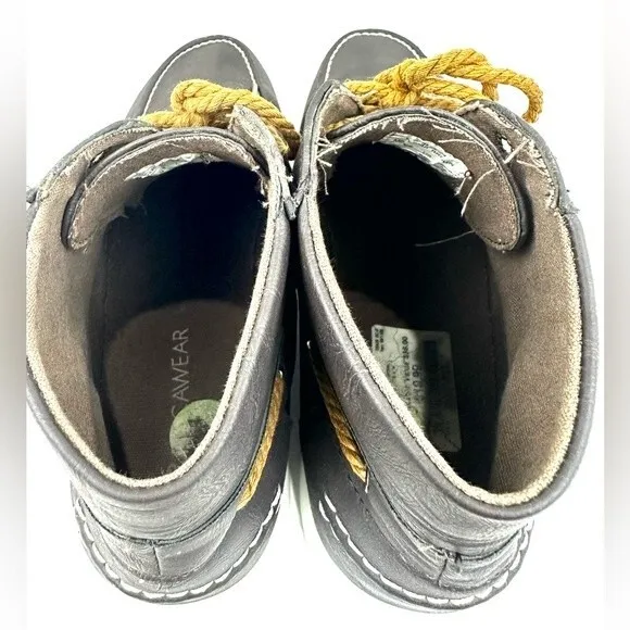 RocaWear Brown High Top Loafers Men Sz 9.5