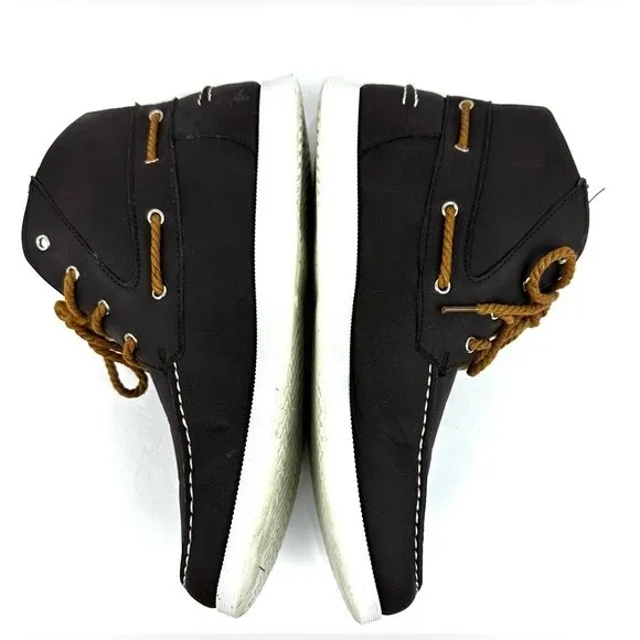 RocaWear Brown High Top Loafers Men Sz 9.5