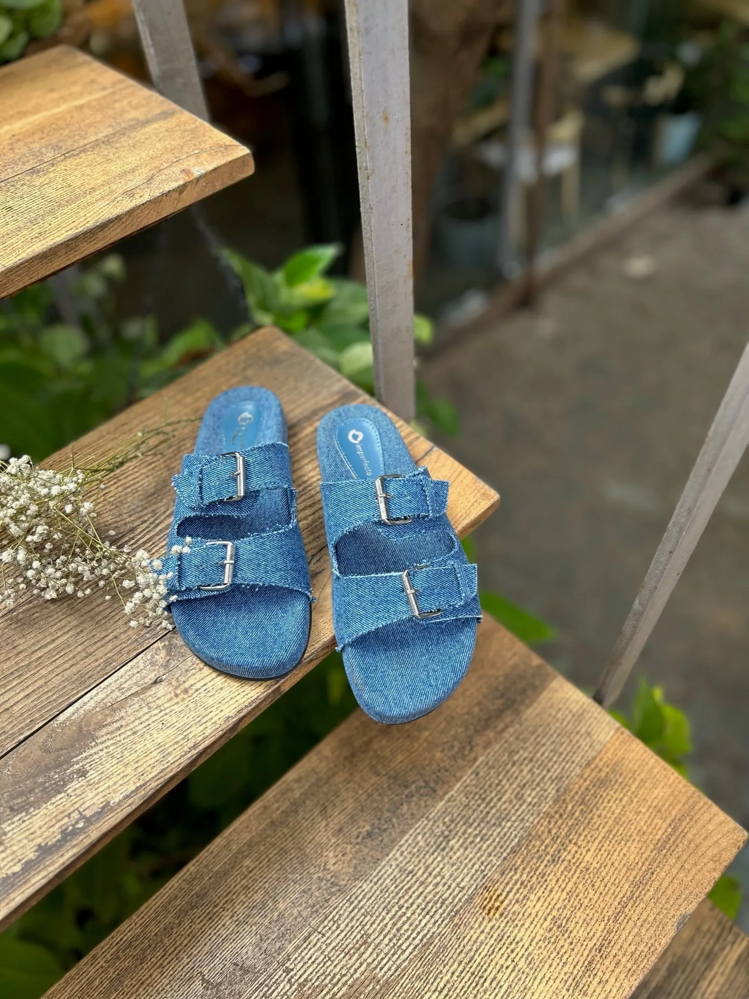 Sara Denim Sandals