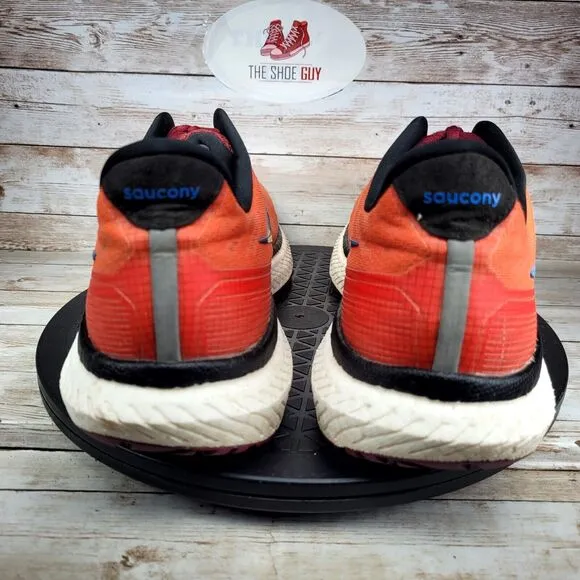 Saucony Triumph 19 Men's Size 12.5  Orange Fire Mulberry Athletic Running Shoes