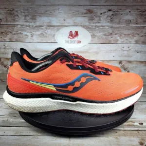 Saucony Triumph 19 Men's Size 12.5  Orange Fire Mulberry Athletic Running Shoes
