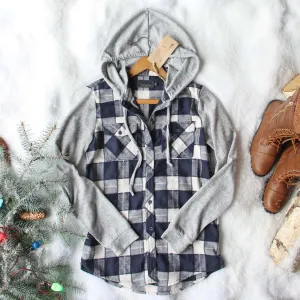 Snowy Creek Plaid Shirt in Navy