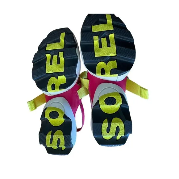 SOREL Kinetic Impact Sling Sandals in Bright Pink Size 9.5 Shoes