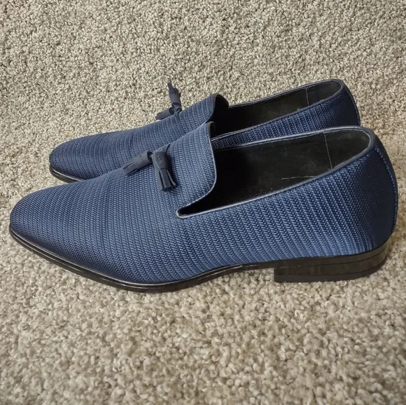 Stacy Adams Blue Tazewell Tassel Loafers Men's 11M