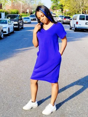 Stepping out- T-shirt dress