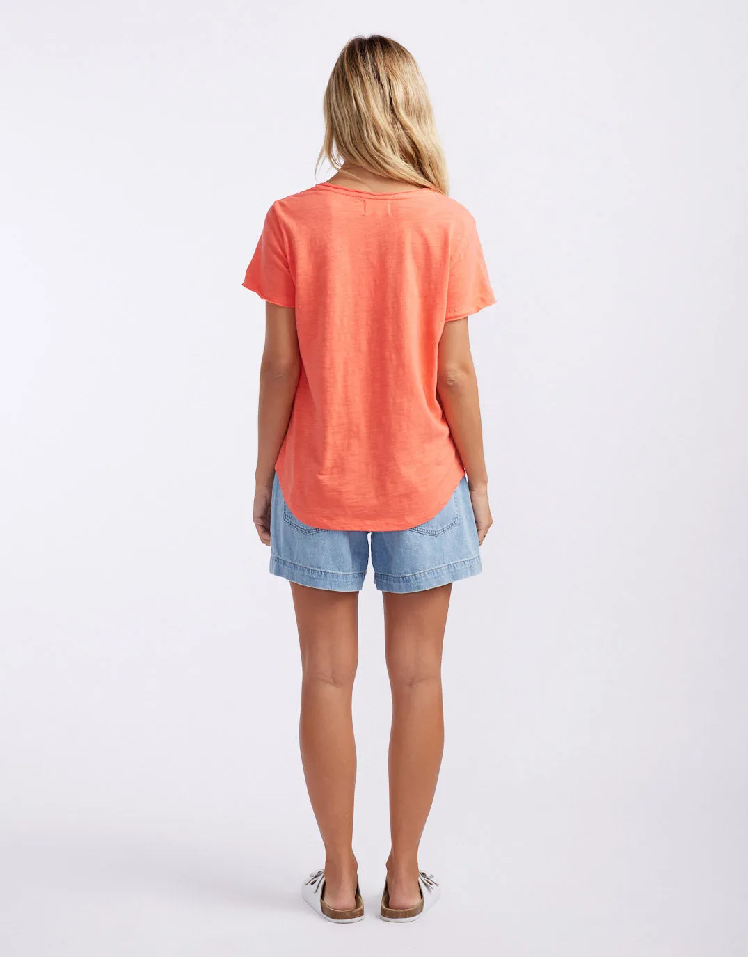 Summer Vee Tee - Sunset Melon