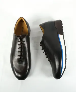 SUTOR MANTELLASSI - Brown Patina Premium Grade Leather Sneakers  - 9