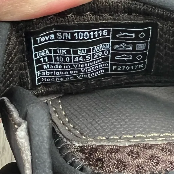 Teva Men’s Forebay Closed Toe Sandals US11 Turkish Coffee Brown $180