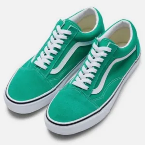 Vans Old Skool Suede Sneakers Athletic Shoes Men's 10.5 Reinforced Toe Green