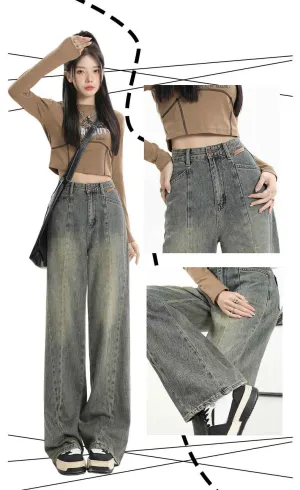 Vintage wide-leg jeans-D811 | Inspanda