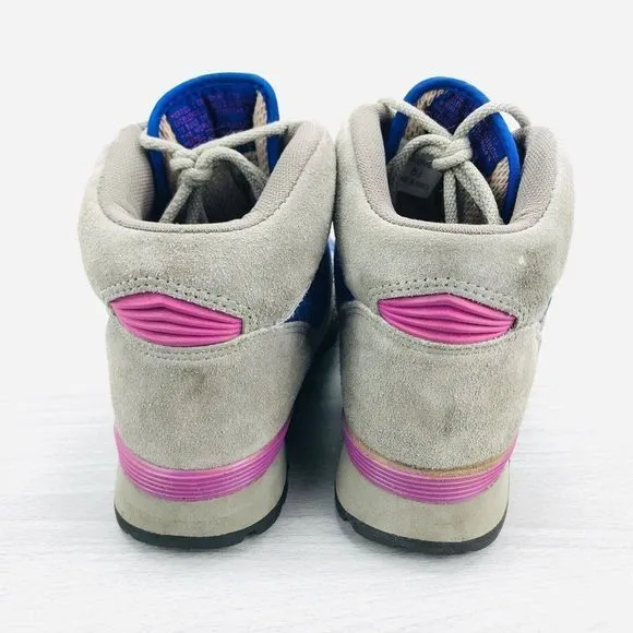 Vintage Merrell Quest Womens Size 5.5 Boots Gray Blue Suede Hiking Trail‎ Boots