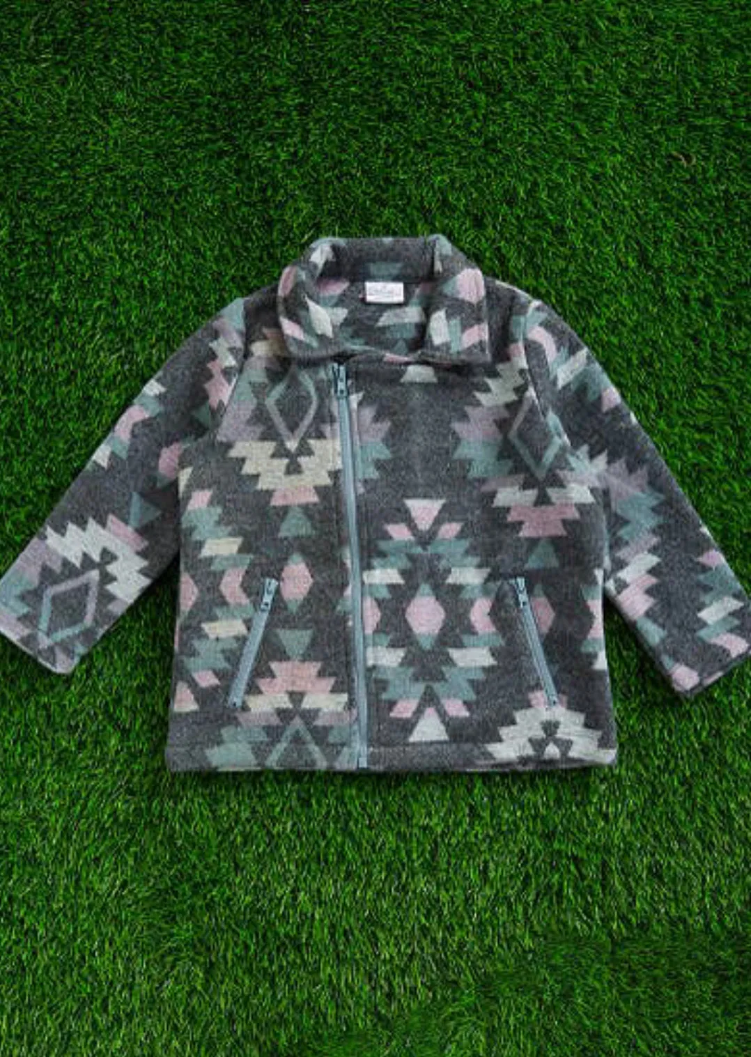 Youth Sammy Aztec Jacket With Side Zipper