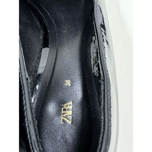 Zara Chunky Loafers With Gold Chain Chinky Platform Brand New With No Box,Money