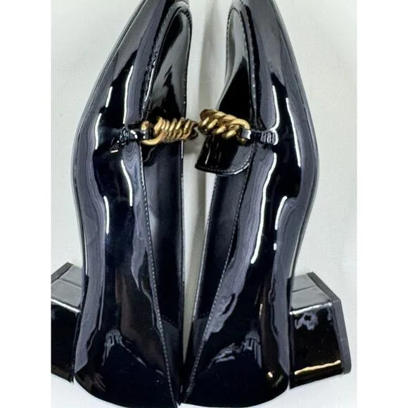 Zara Chunky Loafers With Gold Chain Chinky Platform Brand New With No Box,Money